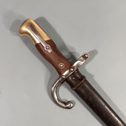 BAIONNETTE POUR FUSIL GRAS FRANCAIS MODELE 1874 AU MEME NUMERO MANUFACTURE D'ARMES DE ST ETIENNE JANVIER 1880